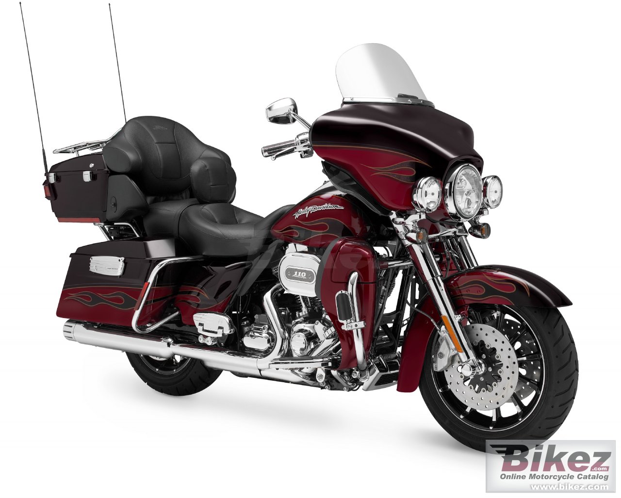 Big Harley-Davidson flhtcuse6 cvo ultra classic electra glide picture and wallpaper from Bikez.com